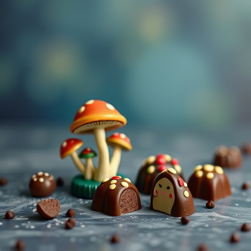 Magic Mushroom Chocolates Packaging Shots