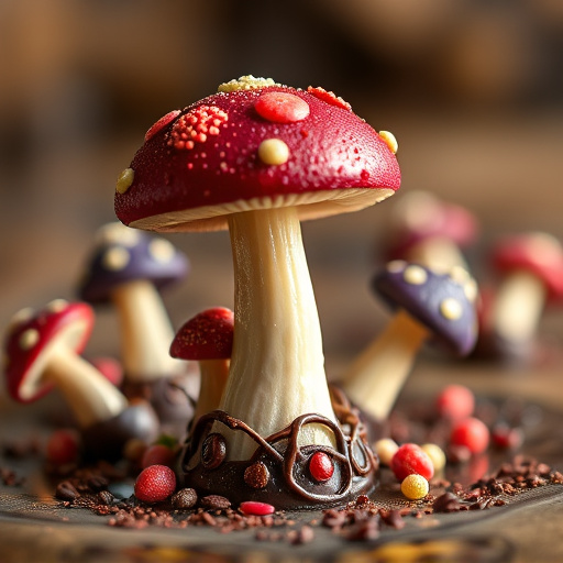 Magic Mushroom Chocolates Packaging Shots