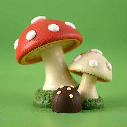 Magic Mushroom Chocolates Packaging Shots