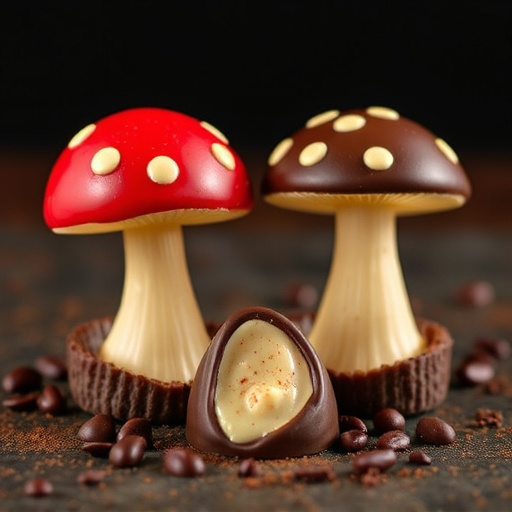 Magic Mushroom Chocolates Packaging Shots