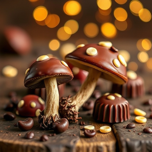 Magic Mushroom Chocolates Packaging Shots