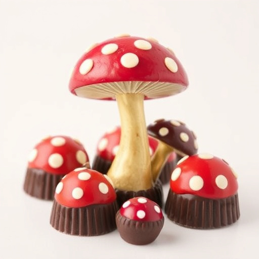 Magic Mushroom Chocolates Packaging Shots