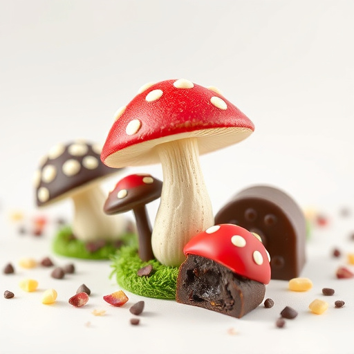 Magic Mushroom Chocolates Packaging Shots