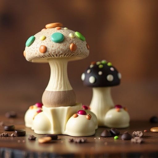 Magic Mushroom Chocolates Packaging Shots