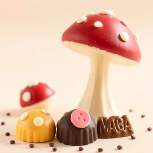 Magic Mushroom Chocolates Packaging Shots
