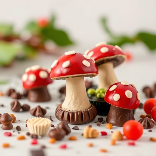 Magic Mushroom Chocolates Packaging Shots