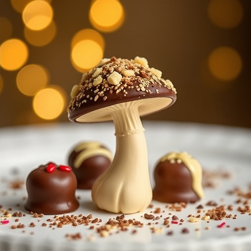 Magic Mushroom Chocolates Packaging Shots