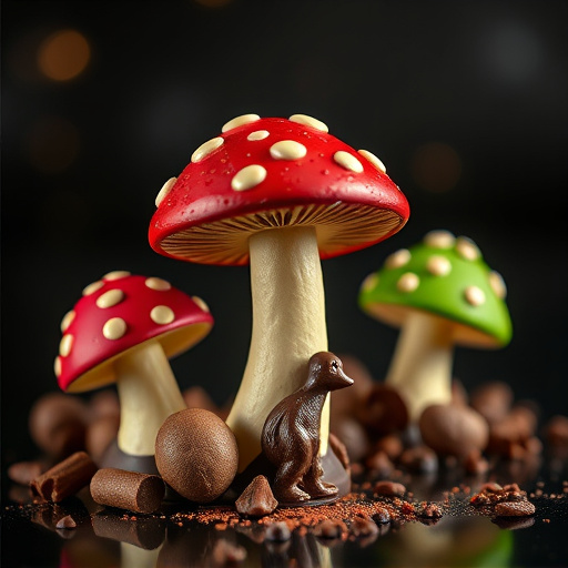 Magic Mushroom Chocolates Packaging Shots