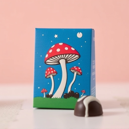 Magic Mushroom Chocolates Packaging Shots