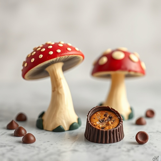 Magic Mushroom Chocolates Packaging Shots