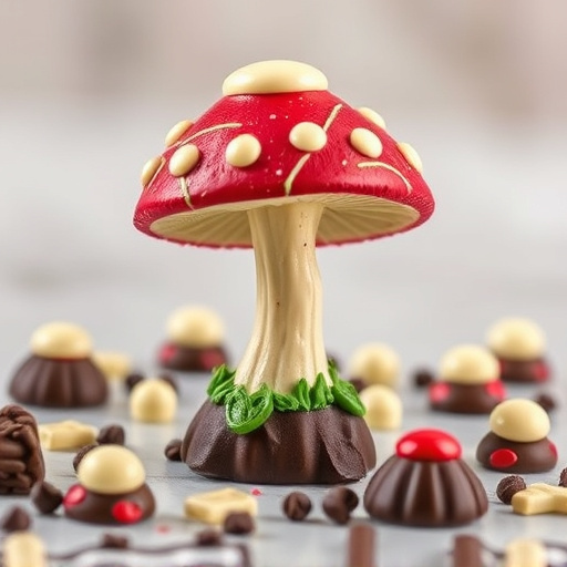 Magic Mushroom Chocolates Packaging Shots