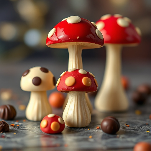 Magic Mushroom Chocolates Packaging Shots
