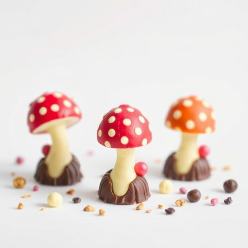 Magic Mushroom Chocolates Packaging Shots