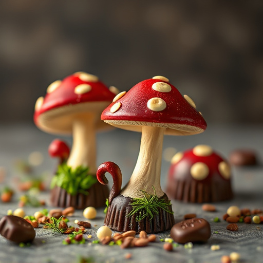 Magic Mushroom Chocolates Packaging Shots