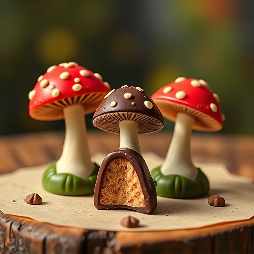 Magic Mushroom Chocolates Packaging Shots