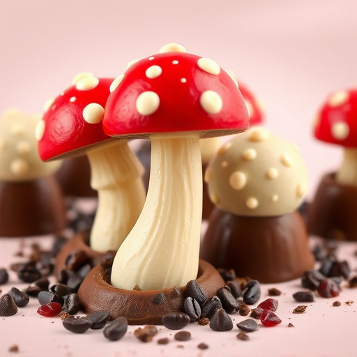 Magic Mushroom Chocolates Packaging Shots