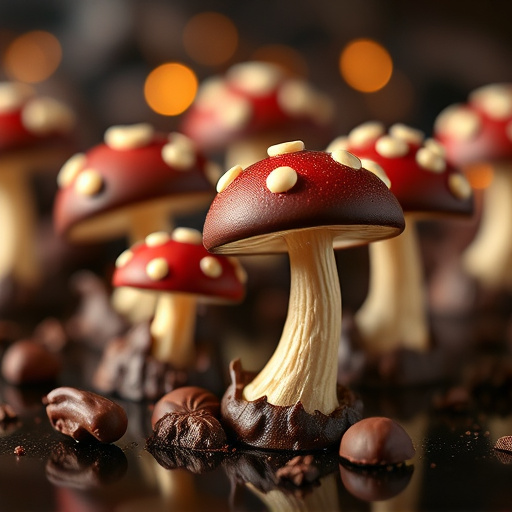 Magic Mushroom Chocolates Packaging Shots