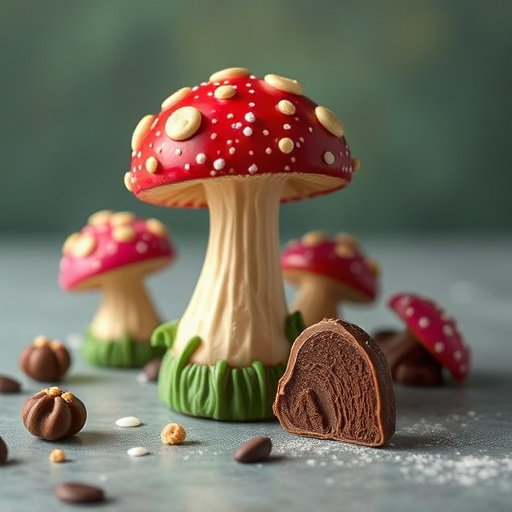 Magic Mushroom Chocolates Packaging Shots