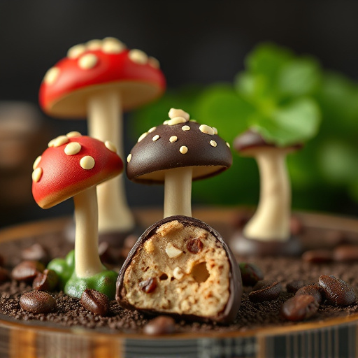 Magic Mushroom Chocolates Packaging Shots