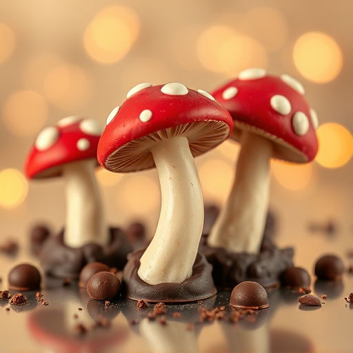 Magic Mushroom Chocolates Packaging Shots