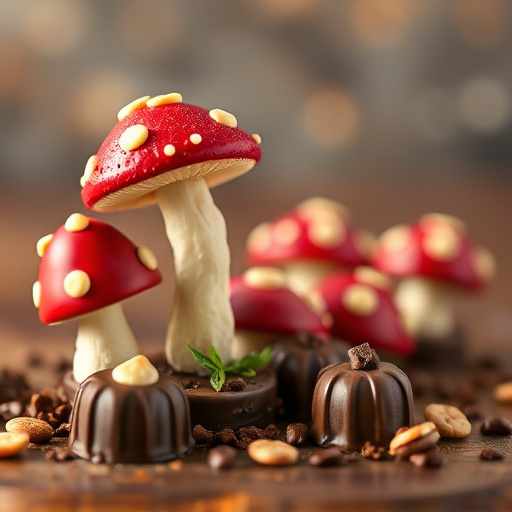 Magic Mushroom Chocolates Packaging Shots