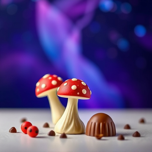 Magic Mushroom Chocolates Packaging Shots