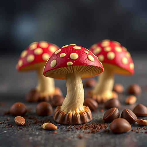 Magic Mushroom Chocolates Packaging Shots
