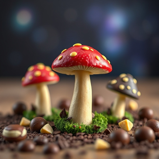 Magic Mushroom Chocolates Packaging Shots