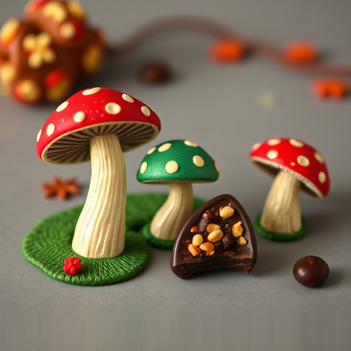 Magic Mushroom Chocolates Packaging Shots
