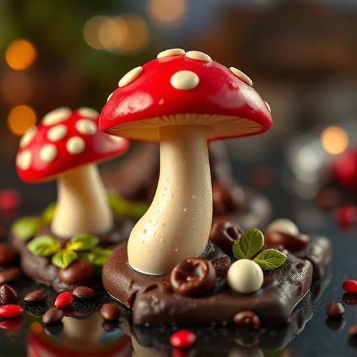 Magic Mushroom Chocolates Packaging Shots