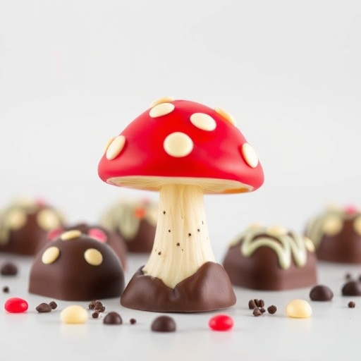 Magic Mushroom Chocolates Packaging Shots