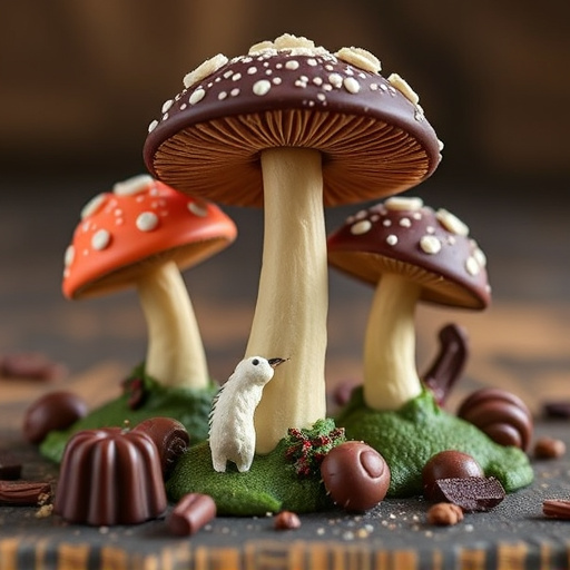 Magic Mushroom Chocolates Packaging Shots