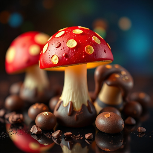 Magic Mushroom Chocolates Packaging Shots