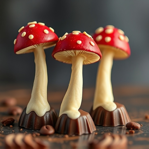 Magic Mushroom Chocolates Packaging Shots