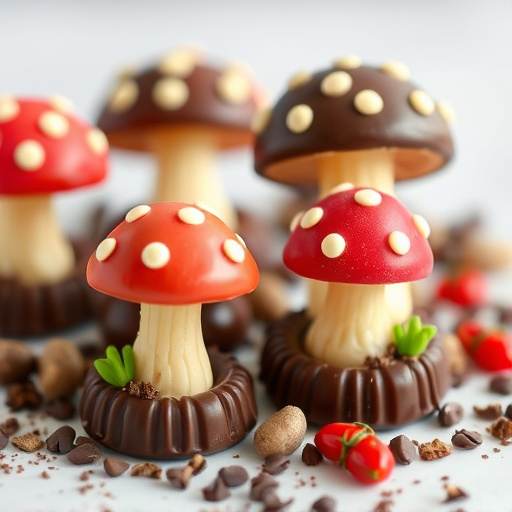 Magic Mushroom Chocolates Packaging Shots