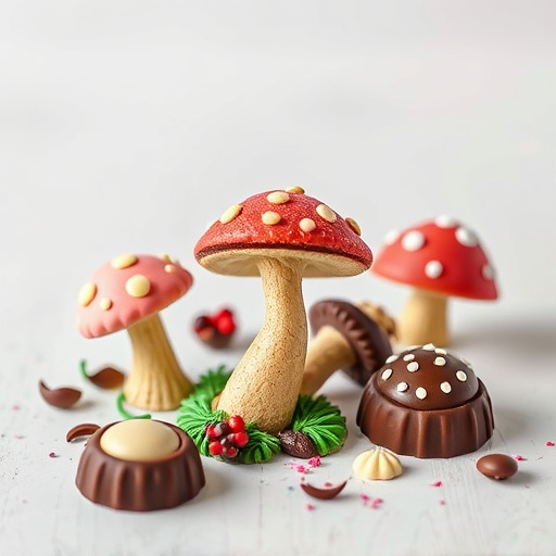Magic Mushroom Chocolates Packaging Shots