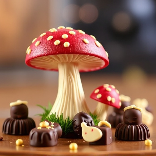 Magic Mushroom Chocolates Packaging Shots