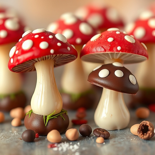Magic Mushroom Chocolates Packaging Shots