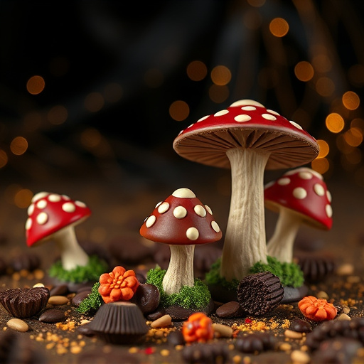 Magic Mushroom Chocolates Packaging Shots