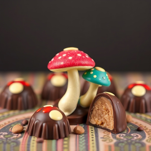 Magic Mushroom Chocolates Packaging Shots