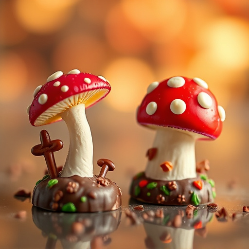 Magic Mushroom Chocolates Packaging Shots