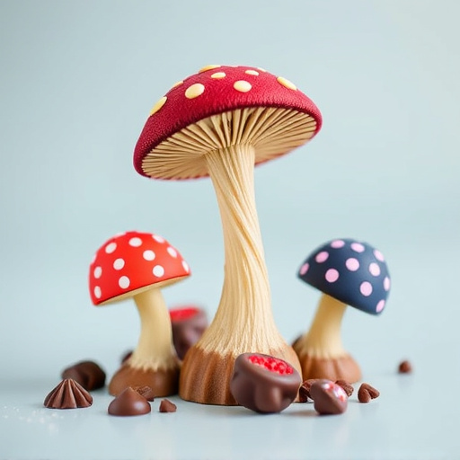 Magic Mushroom Chocolates Packaging Shots