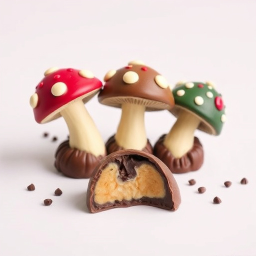 Magic Mushroom Chocolates Packaging Shots