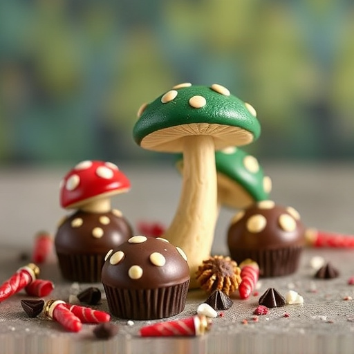 Magic Mushroom Chocolates Packaging Shots