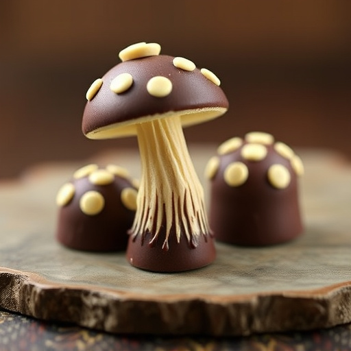 Magic Mushroom Chocolates Packaging Shots