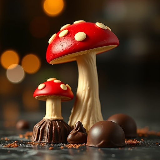 Magic Mushroom Chocolates Packaging Shots