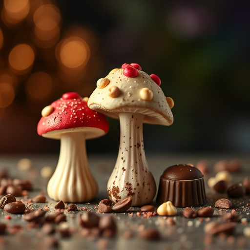 Magic Mushroom Chocolates Packaging Shots