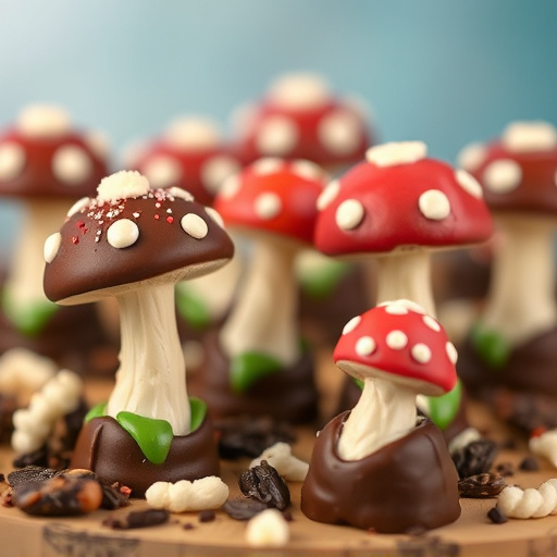 Magic Mushroom Chocolates Packaging Shots