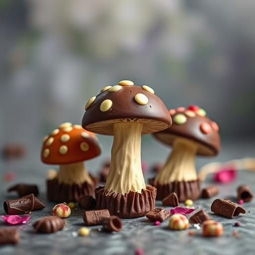 Magic Mushroom Chocolates Packaging Shots