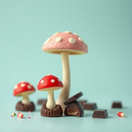 Magic Mushroom Chocolates Packaging Shots